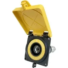 Розетка силовая КС YHT BX3 0400Y02 1Р 400А 1000В IP68 / 0400Y02 (желтый)