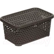 Ящик для хранения Idea Ротанг / М2372 (коричневый)