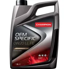 Масло моторное Champion OEM Specific 0W20 LL FE, 8226595, 5 л