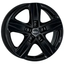 Литые диски MAK Stone 5 3 16x6.5" 5x160мм DIA 65.1мм ET 60мм Gloss Black