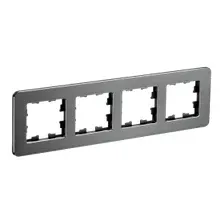 Рамка IEK Brite BR-M42-M-01-K48