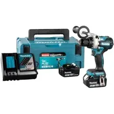 Дрель-шуруповерт Makita DDF486RTJ (с 2-мя АКБ, кейс)