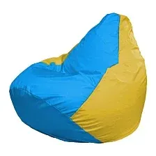Кресло-мешок Flagman Груша Супер Мега 4XL Г5.1-280 (голубой/желтый)