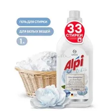 Гель-концентрат GRASS Alpi White Gel для стирки белых вещей, 1 л