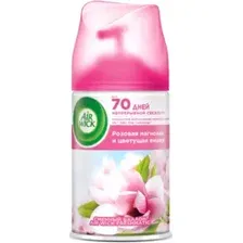 Сменный блок для освежителя воздуха Air Wick Freshmatic 250 мл (Розовая магнолия и цветущая вишня)