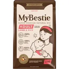 Сухой корм для собак MyBestie Adult Lamb and Rice ягненок с рисом 0.8 кг