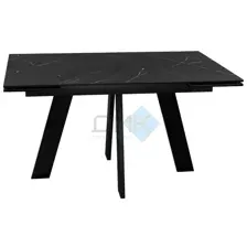 Стол обеденный DikLine SKM140 Black, черный мрамор