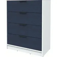 Комод Интерлиния Концепт КТ-К80 Глосс (белый платинум/дуб королевский)