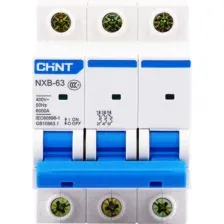 Выключатель автоматический Chint NXB-63 3P 25A 6кА C
