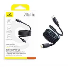 Кабель USB Type-C - USB Type-C BASEUS PicoGo Cosmic Black 
