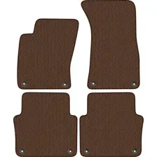 Комплект ковриков для авто Alicosta Audi A8 Short (седан / D3) 2002 - 2009 (коричневый, сота)