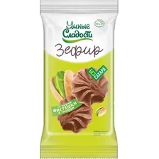 Зефир Умные сладости со вкусом фисташки в молочно-шоколадной глазури, 60г 2 шт