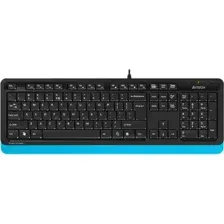 Клавиатура A4Tech Fstyler, FK10 black-blue