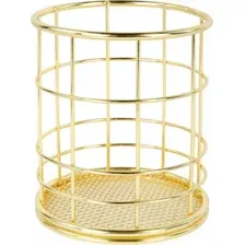 Домашний органайзер для косметики Monte Vita Стаканчик 272486 (золотой)