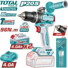Дрель-шуруповерт аккумуляторная ударная TOTAL TIDLI209686