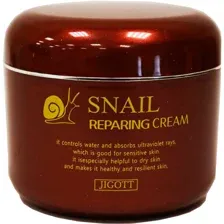 Крем для лица Jigott Snail Reparing Cream, 100 мл