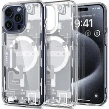 Чехол-накладка Spigen Ultra Hybrid Mag Magsafe для iPhone 15 Pro / ACS07036 (Zero One White)