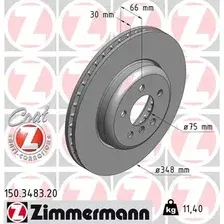 Тормозной диск ZIMMERMANN 150.3483.20 вентилируемый , передняя ось