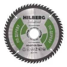 Диск пильный серия Hilberg Industrial Дерево 190*60Т*30/20 mm