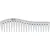 Расческа гребень Janeke Haircomb CR805 (серебристый)