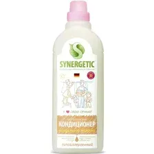 Кондиционер для белья Synergetic миндальное молочко, 1 л
