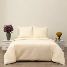 Комплект постельного белья Siberia Home Сэнди 2x 70x70 / Сиб-2x-С-кр70x70 (кремовый)