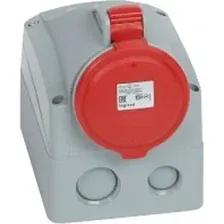 Розетка силовая Legrand 3P+N+E IP44 32А 380V / 90162