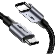 Кабель Ugreen USB-C Aluminum Case with Braided, US316, Black, 70427, 1 м