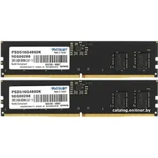 Оперативная память Patriot Signature Line 2x8ГБ DDR5 5600 МГц PSD516G5600K