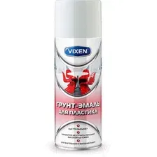 Грунт-эмаль Vixen Для пластика RAL 9003 / VX-50103 (520мл, белый матовый)