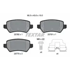 Тормозные колодки дисковые задняя ось TEXTAR 2578001