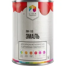 Эмаль LIDA ПФ-115 1 л (желтый)