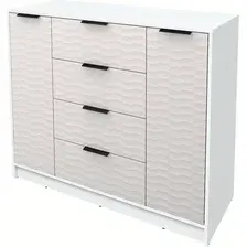 Тумба Интерлиния Концепт Зодиак КТ-Т120 (белый платинум/кашемир)