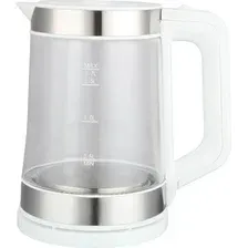 Электрический чайник Brevio Glass Kettle BV1706 (белый)