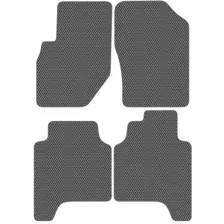 Комплект ковриков для авто Alicosta Hyundai Tarracan (suv / HP) 2001 - 2007 (серый, ромб)
