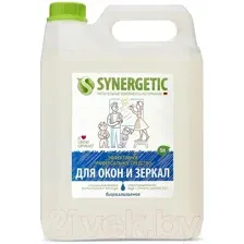 Средство для мытья стекол Synergetic Биоразлагаемое для окон, стекол и зеркал (5л)