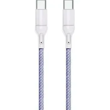 Кабель USB KEIZEN KZ-5289103, Type-C - Type-C, PD100W, 1 м, лиловый
