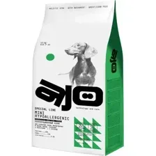 Корм для собак AJO Mini Hypoallergenic, индейка/гречка, 12 кг