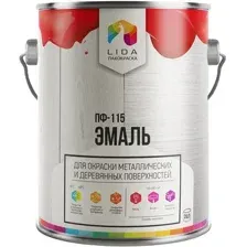 Эмаль LIDA ПФ-115 20 кг (желтый)