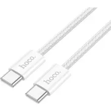 Кабель Hoco X104 Type-C to Type-C (2м, белый)