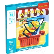 Развивающая игра Bondibon Магнитная логическая игра для путешествий Магазин / ВВ5074