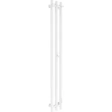 Полотенцесушитель электрический Маргроид Ferrum Inaro 3 СНШ 120x6x12 крючки 3/1 (белый матовый, таймер справа)