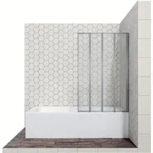 Стеклянная шторка для ванны Ambassador Bath Screens 16041111R 100