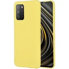 Чехол для телефона Case Cheap Liquid для Poco M3 (желтый)