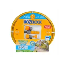 Шланг поливочный HOZELOCK Tricoflex UltraFlex Starter Set 1/2&quot 20 м и поливочный набор (117004)
