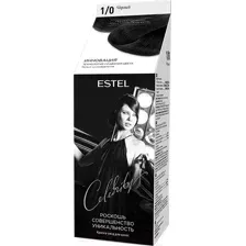 Крем-краска для волос Estel Celebrity 1/0 (черный)