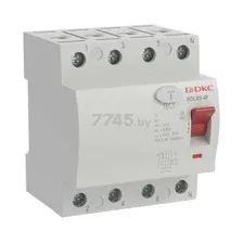 УЗО DKC YON MAX MDL100 3PN 100mA 40A тип АС 4М (MDL100-4P3-40-AC)