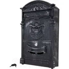 Почтовый ящик Аллюр №4010В (старое серебро)