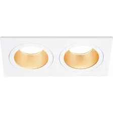 Точечный светильник PROxSON TN102831/2 WH/GD (белый/золото)