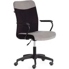 Офисное кресло TetChair Fly флок (серый/черный)